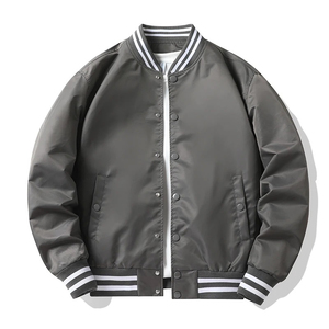 Man Jacket New 2025 Wholesale Custom Designer Logo Jackets Casual Baseball Jacket Letterman Coat Cotton Unisex Varsity Jackets - Product Image 3