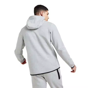 ชุดกีฬาผ้าคอตตอน100% แห้งเร็วและชุดวอร์มสำหรับฤดูหนาวลายพื้นระบายอากาศและเป็นมิตรกับสิ่งแวดล้อม - Product Image 4