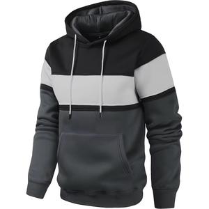 Sudaderas con capucha y sudaderas para hombre de gran tamaño, Sudadera con capucha transpirable, logotipo personalizado, sudaderas con capucha esenciales de peso pesado - Product Image 5