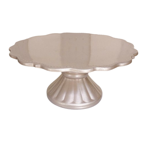 Nouveauté, support à dessert en métal à deux niveaux en acier inoxydable finition brillante, pour pâtisseries, cupcakes, gâteaux, support à gâteau personnalisé - Product Image 5