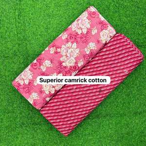 Tissu imprimé en coton coloré pour vêtements de mode Kurtis Hauts et vêtements pour enfants Tissu durable et doux pour la couture - Product Image 4