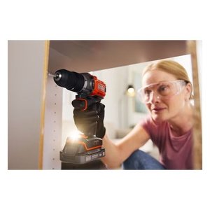 Taladro Percutor Inalámbrico Black & Decker 18V POWERCONNECT BCD383D2XKQW, 2 Baterías de 2Ah, Taladros Percutores de Alto Rendimiento Power Connect - Product Image 6