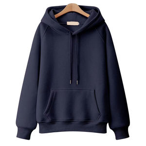 Sweats à capuche pour femmes doublés en polaire de coton et polyester de haute qualité avec logo personnalisé sweat à capuche à épaules tombantes poids lourd - Product Image 6