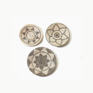 Vietnam Wholesale Handmade Wooden <b>Basket</b> Bohemian Seagrass <b>Wall</b> Decor Farmhouse Boho Accent Art Hanger <b>Wall</b> <b>Hanging</b> - Product Image 4