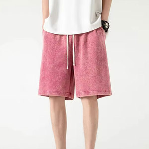 Shorts délavés à l'acide de haute qualité, les plus vendus, pour l'entraînement et usage décontracté – Offre spéciale pour adultes - Product Image 1