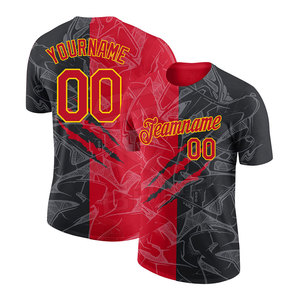 Camiseta de Fútbol Personalizable Estilo Club para Hombre, Nuevo Diseño Sublimado, Uniforme de Fútbol Liso, 100% Poliéster, Cuello Redondo - Product Image 3