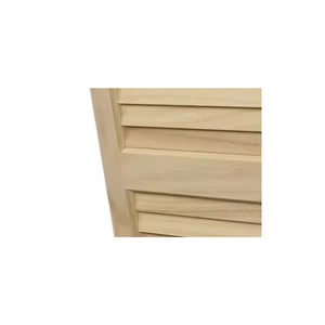 คุณภาพสูง AWC ภายนอกไม้หน้าต่างบานเกล็ดบานเกล็ด 15" กว้าง x 55" สูง Pine One คู่ - Product Image 1