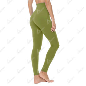 Leggings de yoga taille élastique de qualité supérieure pour femmes vêtements de sport taille haute pour la course à pied et l'entraînement directement en gros usine - Product Image 2