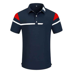 Polos Jersey été tricoté rapide vêtements pour hommes coton de haute qualité grande taille polos pour hommes - Product Image 5