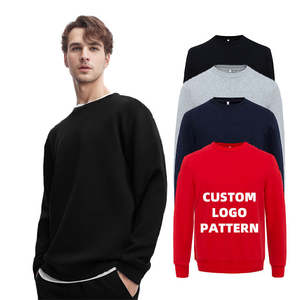 เสื้อฮู้ดผ้ากำมะหยี่สำหรับผู้ชายเสื้อสเวตเตอร์แบบสวมหัวผ้าคอตตอน100% คอกลมพิมพ์ลายดิจิตอลสำหรับฤดูหนาวงาน OEM ตามสั่ง - Product Image 1