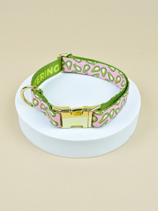 Luxury High Quality Soft Adjustable Dog Handmade Designer <strong>Pet</strong> Retractable Collar Heat Transfer Printing <strong>Pet</strong> Cute