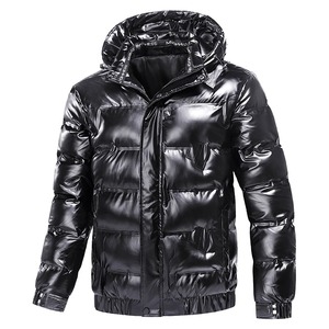 Men's Casual Winter Parka Thickened Hooded Waterproof Puffer <b>Jacket</b> Windproof Canvas Fabric New Warm Varsity <b>Jacket</b> Stand Collar - Product Image 4