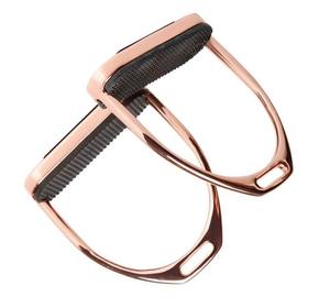 Nouvelle arrivée étriers de cheval en aluminium absorbant les chocs poignée de confort léger réglable usine équestre OEM - Product Image 2