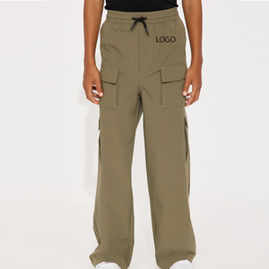 Pantaloni in cotone morbido e resistente di alta qualità con vestibilità rilassata massimo Comfort Multi-Pocket Utility Design per la stampa di Logo personalizzata - Product Image 1