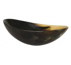 Tazón de Cuerno de Búfalo Natural Hecho a Mano para Ensalada y Sopa, Plato de Servir Pulido Ecológico en Venta - Product Image 3