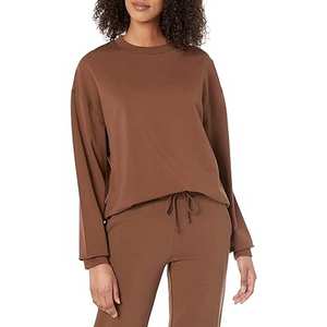 Pull Sweat Shirt Hiver Femmes Baggy Lâche Chaud Coton Fait Sweat Shirt - Product Image 1