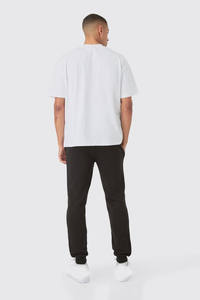 New Fashion <b>Slim</b> <b>Fit</b> Casual 100% Cotton <b>Joggers</b> for <b>Men</b> Custom Logo Winter Fleece Sweatpants Jogging Man Trouser - Product Image 2