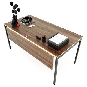 Pieds minimalistes en aluminium pour système de table Slean 160x80cm HCSL011 - Pieds de meubles pour salle à manger et cuisine - Product Image 3