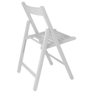 WELL HOME FURNITURE & DECORATION Set di 4 sedie BAS in legno di faggio con finitura bianca - Product Image 6