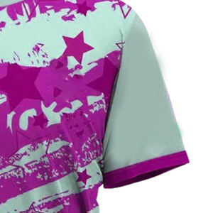 Chemise de maillot de football 100% polyester à motif solide Hauts imprimés à coupe automatisée pour adultes avec logo avant Service OEM disponible - Product Image 6