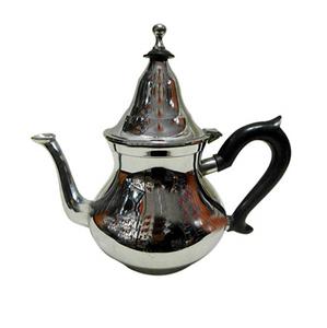 Thé en fonte de laiton de haute qualité avec logo personnalisé Cafetière Artisanat indien Table Théière en métal décorative Maison Restaurant Hôtel Utilisation - Product Image 4