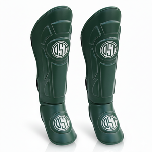 Protector de Piernas Profesional de Cuero para MMA, Espinilleras con Espuma Multidensidad para Kickboxing, Muay Thai, con Logotipo Personalizado, para Entrenamiento - Product Image 4