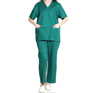 Ensemble haut et pantalon pour femmes Scrubs Uniforms Sets Short Sleeve V collar Accessories Beauty Summer Customizable Hospital Scrubs - Product Image 6