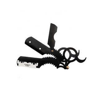 มีดโกนหนวดแบบตรงคุณภาพพรีเมียมสำหรับผู้ชาย ยี่ห้อ Best Black Barber  ใช้งานง่าย ตัดได้คมชัด  สำหรับการดูแลส่วนบุคคล - Product Image 6