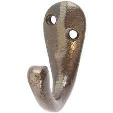 Omg Industries Modern <b>Single</b> Robe Hat and <b>Coat</b> <b>Hook</b> Small Wall Mounted Iron <b>Hook</b> for Bathroom Kitchen Bedroom - Product Image 2