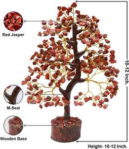 Wholesale Natural Red Jasper 300 Chips <b>Crystal</b> <b>Feng</b> <b>Shui</b> Tree India Figurine Gemstone Semi Precious Tree <b>For</b> Home Decorate - Product Image 5