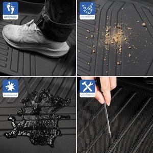 Pour <span class=keywords><strong>Ioniq</strong></span> <span class=keywords><strong>6</strong></span> tapis de sol doublures pour <span class=keywords><strong>2023</strong></span> 2024 Hyundai <span class=keywords><strong>Ioniq</strong></span> <span class=keywords><strong>6</strong></span> accessoires 1ère et 2ème rangée TPE tapis de voiture coussinets de protection anti-dérapant - Product Image 5