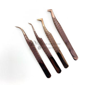 Pince à épiler d'extension de cils VERITAS A-1 de meilleure qualité OEM pointes en fibre d'acier inoxydable greffée produits de soins de beauté avec logo personnalisé - Product Image 6