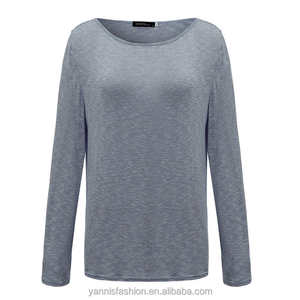 เสื้อยืดลำลองสำหรับผู้หญิงขนาดใหญ่พิเศษเสื้อยืดสีทึบระบายอากาศได้ดีผ้าโพลีเอสเตอร์/ ผ้าฝ้ายพิมพ์โลโก้ได้ตามต้องการ - Product Image 2