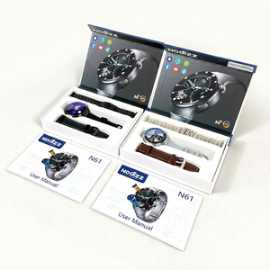 นาฬิกาอัจฉริยะ Nodizz N61 4G 5G AMOLED หน้าจอกลม กันน้ำ พร้อมกล้อง  ติดตามสุขภาพสำหรับทุกเพศ - Product Image 1