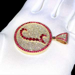 Collar con colgante redondo de cristal natural, joyería de energía curativa para uso diario - Product Image 2