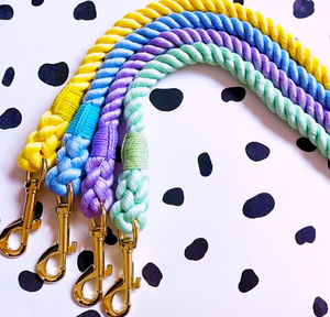 Natural Nautical Dog <b>Leash</b> Cotton Rope Dog <b>Leash</b> Braided Cotton Dog <b>Leash</b> Walking Dog <b>Leash</b> <b>Pet</b> Wedding Soft Dog Lead Best - Product Image 1