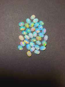 Gemas de Ópalo Etíope Ramavati de Alta Calidad, Cabujón Natural Blanco, Piedras Preciosas con Certificación IGI, Tratadas Térmicamente, con Cambio de Color/Fuego - Product Image 3