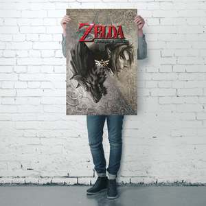 Twilight Princess-the Legend of Zelda <b>Poster</b> Durable Paper Design for Wall Decor - Product Image 4