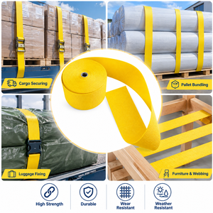 Rollo de Cinta de Polipropileno de 3 Pulgadas para Muebles, Excelente Resistencia al Desgaste, Calidad de Tejido Consistente, Proveedor Profesional - Product Image 2