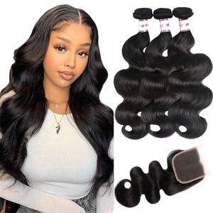 Bodywavy indien Remy cheveux dentelle fermeture perruque doux cheveux vierges - Product Image 1