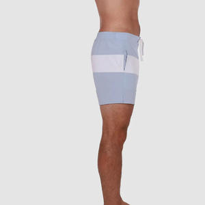 กางเกงขาสั้นชายแบบแห้งเร็ว กันน้ำ ผ้าวอร์สต์ 5 นิ้ว สำหรับออกกำลังกาย ใส่ลำลอง ใส่เล่นน้ำทะเล ยืดหยุ่น ป้องกันรอยยับ พร้อมโลโก้ - Product Image 5