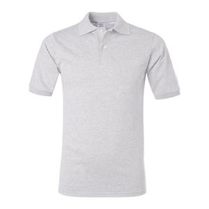 Chemise pour homme en piqué 100% coton, imprimée avec une marque personnalisée, unie, anti-froissement, manches courtes, de haute qualité, style golf, tricotée, 220g - Product Image 3