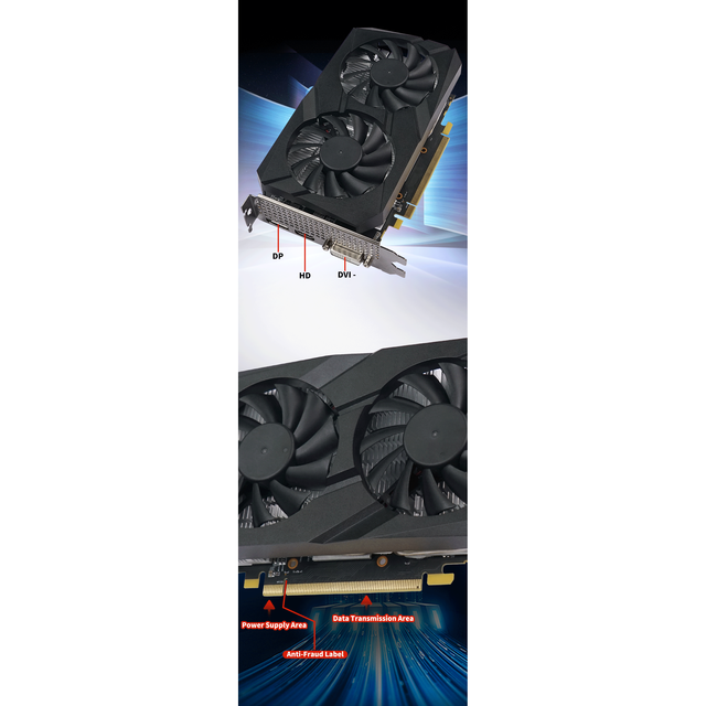 Radeon RX 580 8GB DDR5 2048SP PCI Express 3.0 X16 256-bit Desktop Gaming Computing GDDR6 Fan DirectX 12 /DVI//DP
