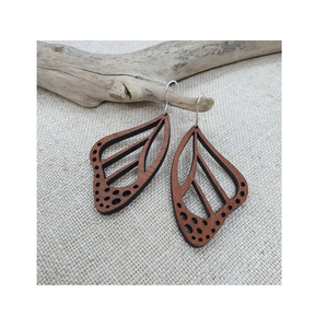 Elegante pendiente de gancho colgante de madera superior de Navidad para mujer joyería de alta calidad diseño antiguo producto de Venta caliente - Product Image 2