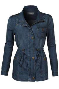 Chaqueta Larga de Mezclilla para Mujer, Estilo Chic, Holgada, Versátil, Hasta la Rodilla, Moderna, Ideal para Combinar, Estilo Vintage Urbano - Product Image 5