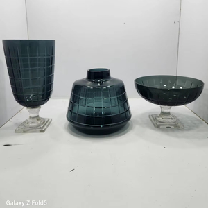 Lujo Decore Crystal Thal Votive Hurricane - Product Image 1