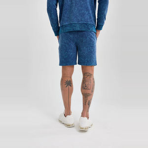 Pantalones cortos lavados con ácido para hombre, ropa informal personalizada Hip Hop, novedad de 2025, pantalones cortos lavados con ácido para hombre de estilo Vintage de calle alta - Product Image 2