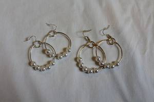 Pendientes minimalistas chapados en oro con piedras preciosas de jade natural, regalo de cumpleaños y aniversario para mujeres y niñas - Product Image 3