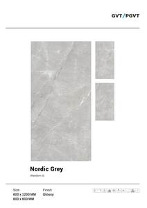 Carreaux de sol muraux vitrifiés en porcelaine émaillée de 600x1200mm avec des surfaces extrêmement brillantes Série de design brillant pour murs et sols - Product Image 5