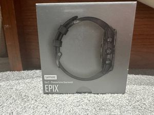 Nouvelle montre intelligente GPS multisports Garmin Epix PRO Gen 2 51 mm édition limitée premium avec bracelet en caoutchouc respirant AMOLED - Product Image 2